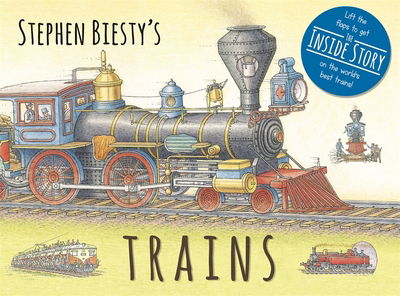 Stephen Biesty's Trains: Cased Board Book with Flaps - Stephen Biesty Series - Graham, Ian (Author) - Książki - Templar Publishing - 9781783704248 - 9 marca 2017