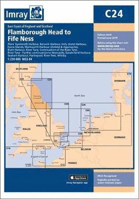 Cover for Imray · Imray Chart C24: Flamborough Head to Fife Ness - C Series (Landkarten) [New edition] (2018)