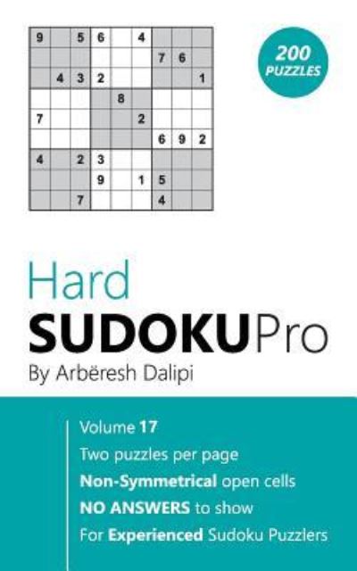 Cover for Arberesh Dalipi · Sudoku (Paperback Book) (2017)