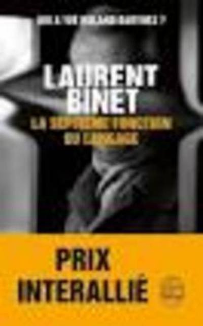 Cover for Laurent Binet · La septieme fonction du langage (Paperback Book) (2016)