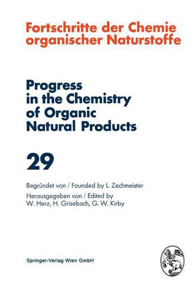 Fortschritte Der Chemie Organischer Naturstoffe / Progress in the Chemistry of Organic Natural Products - Fortschritte der Chemie Organischer Naturstoffe / Progress in the Chemistry of Organic Natural Products - None - Bücher - Springer Verlag GmbH - 9783211810248 - 28. Juni 1972