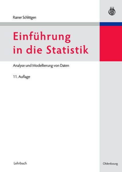 Cover for Schlittgen · Einführung in die Statistik (Book) (2012)