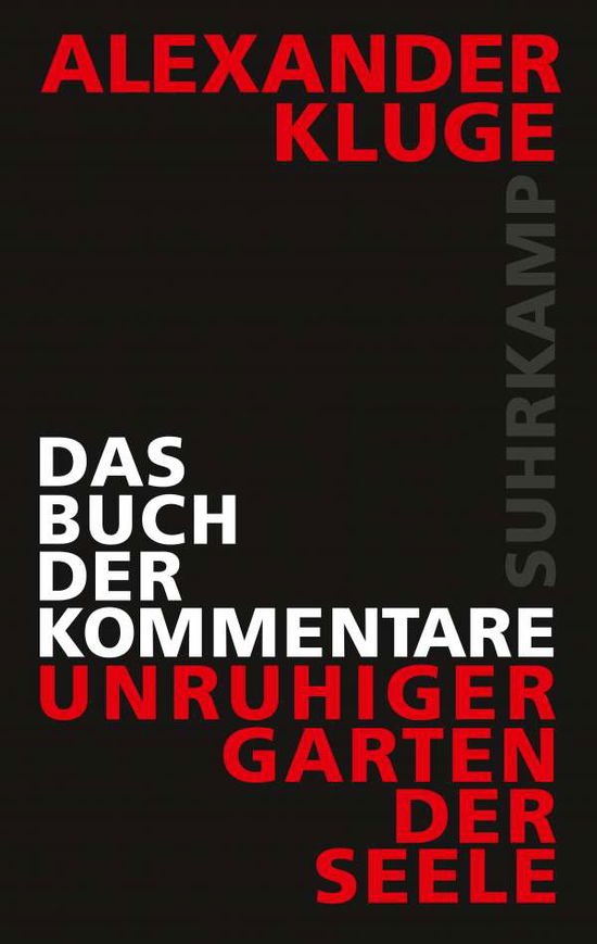 Cover for Alexander Kluge · Das Buch der Kommentare (Hardcover Book) (2022)