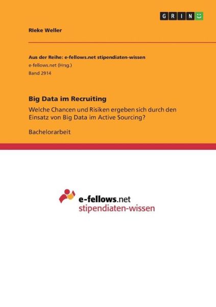 Cover for Weller · Big Data im Recruiting (Book)