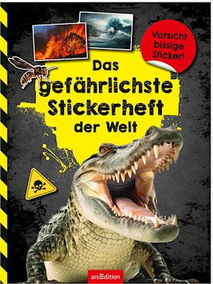 Cover for Das gefährlichste Stickerheft der Welt (Book) (2024)