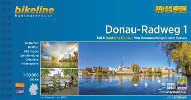 Bikeline: Donau-Radweg 1: Von Donaueschingen nach Passau - Esterbauer - Books - Esterbauer Verlag - 9783850006248 - May 1, 2018