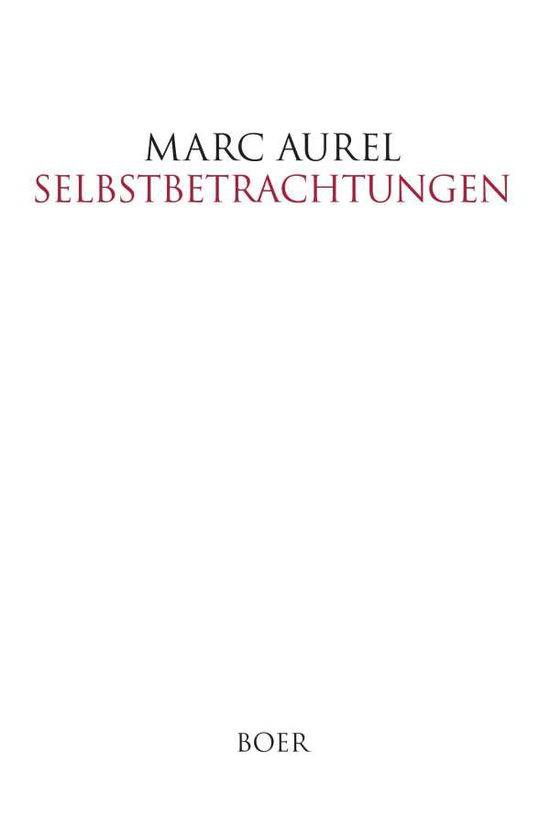 Cover for Aurel · Selbstbetrachtungen (Book)