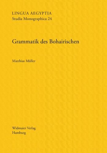 Cover for Matthias Muller · Grammatik Des Bohairischen (Taschenbuch) (2021)