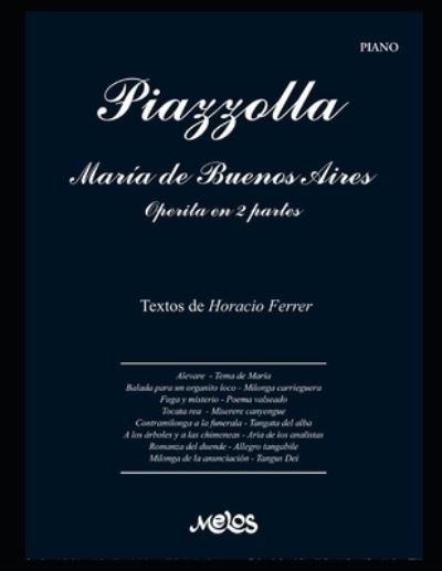 Cover for Horacio Ferrer · Maria de Buenos Aires - Operita en 2 partes (Paperback Book) (2020)