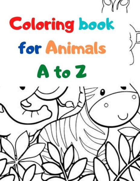 Cover for Rolan Day · Coloring book for Animals A to Z (Pocketbok) (2020)