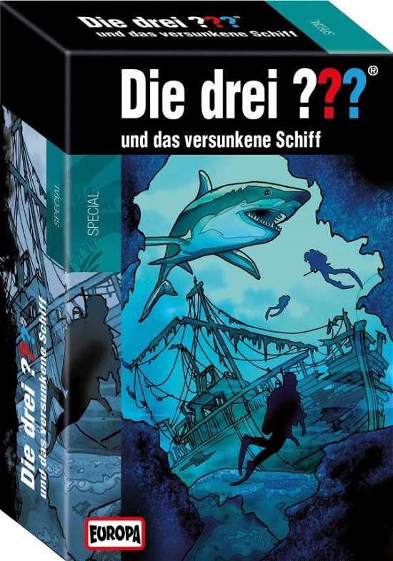 Cover for Die Drei ??? · Die drei ??? und das versunkene Schiff (Book) (2019)