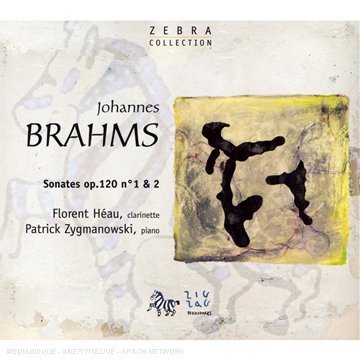 Cover for Florent Heau Clarinet · Brahms - Sonatas For Clarinet &amp; Piano (CD) (2007)