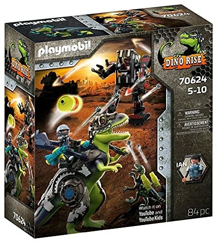 Cover for Playmobil · T-Rex: gevecht der giganten Playmobil (70624) (Toys)