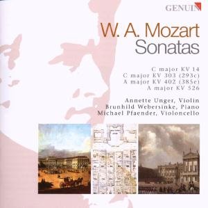 Cover for Mozart / Unger / Pfaender / Webersinke · Sonatas (CD) (2007)