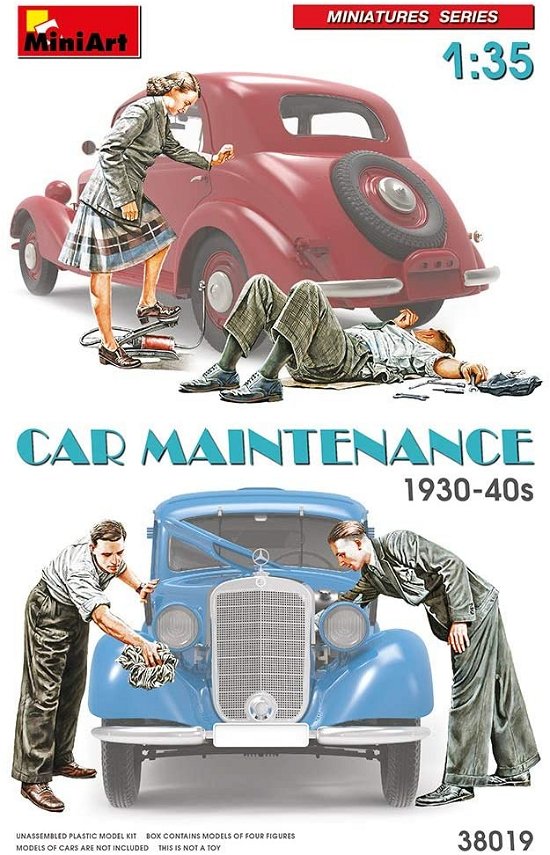 Cover for MiniArt · Car Mainenance 1930-40s 1:35 (7/20) * (Legetøj)