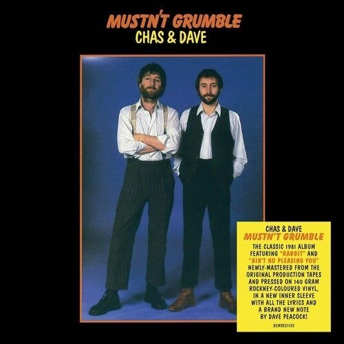 Cover for Chas &amp; Dave · Mustnt Grumble (Coloured Vinyl) (LP) (2023)