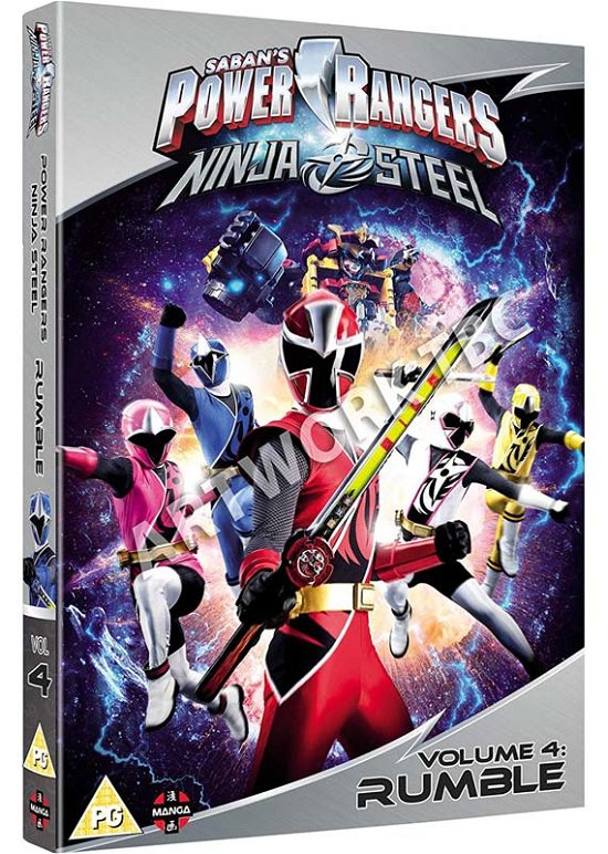 Cover for Power Rangers Ninja Steel: Rumble (Volume 4) Episodes 13-16 &amp; Halloween (DVD) (2019)