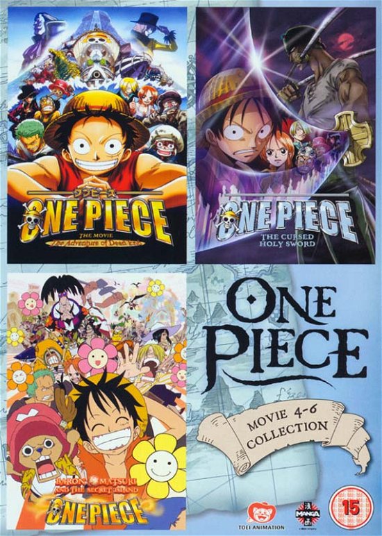 Cover for One Piece - Movie Collection 2 · One Piece Movie Collection 2 - Films 4 to 6 (DVD) (2014)