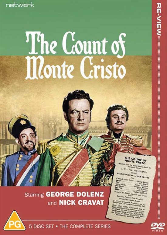 Cover for The Count of Monte Cristo · The Count of Monte Cristo - The Complete Series (DVD) (2023)