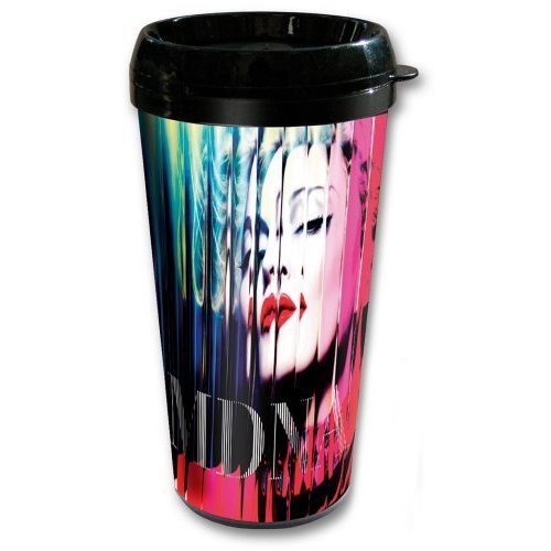 Madonna Travel Mug: MDNA (Plastic Body) - Madonna - Koopwaar - Live Nation - 162199 - 5055295329249 - 5 november 2014