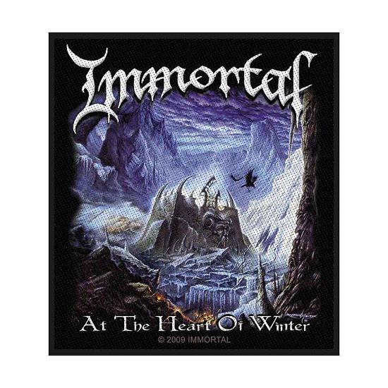 Immortal Standard Woven Patch: At the heart of winter - Immortal - Merchandise - PHD - 5055339713249 - August 19, 2019