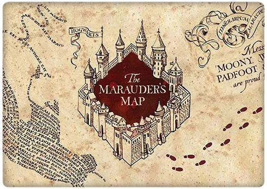 Cover for Harry Potter: Half Moon Bay · Marauders Map (Magnet Metal / Magnete) (MERCH)