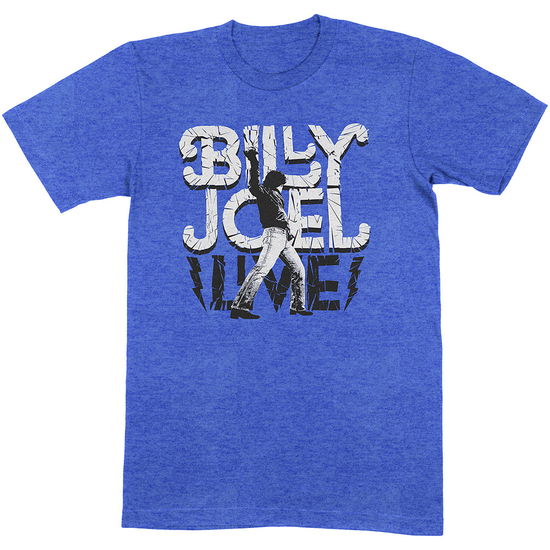 Cover for Billy Joel · Billy Joel Unisex T-Shirt: Glass Houses Live (T-shirt) [size S] [Blue - Unisex edition]