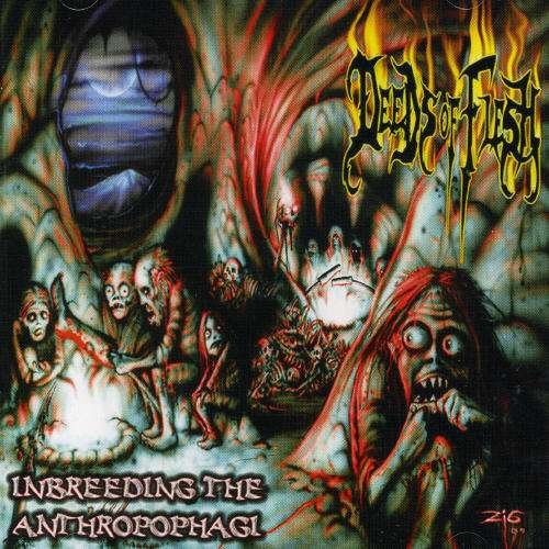 Cover for Deeds of Flesh · Inbreeding the Anthropoph (CD) (2009)