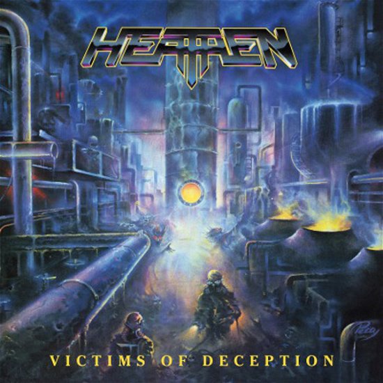 Cover for Heathen · Victims of Deception (Yellow V (LP) (2022)