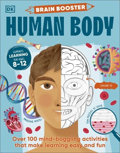 Cover for Dk · Brain Booster Human Body: Over 100 Mind-Boggling Activities that Make Learning Easy and Fun - Brain Booster (Paperback Bog) (2024)