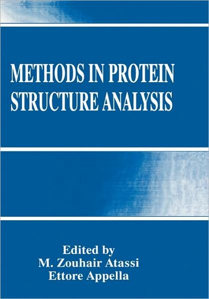 Cover for M Z Atassi · Methods in Protein Structure Analysis (Gebundenes Buch) [1995 edition] (1996)