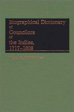 Biographical Dictionary of Councilors of the Indies - Mark A. Burkholder - Books - ABC-CLIO - 9780313240249 - November 12, 1986