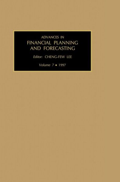 Cover for Advances in Financial Planning and Forecasting - Advances in Financial Planning and Forecasting (Hardcover Book) [1997 edition] (1997)