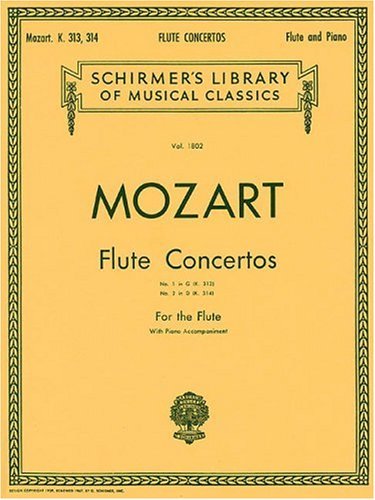 Cover for Wolfgang Amadeus Mozart · Flute Concertos (Woodwind Solo) No. 1802 (Taschenbuch) (1986)