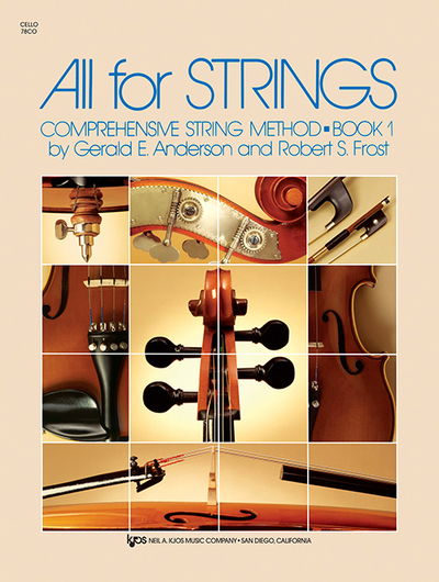 Cover for Gerald E. Anderson · All for Strings Book 1 Cello (Sheet music) (1985)