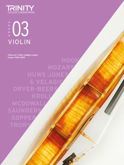 Cover for Trinity College London · Trinity College London Violin Exam Pieces From 2020: Grade 3 (Sheet music) (2019)