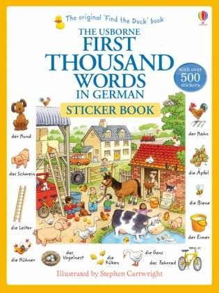 Cover for Heather Amery · First Thousand Words in German Sticker Book - First Thousand Words Sticker Book (Paperback Book) (2014)