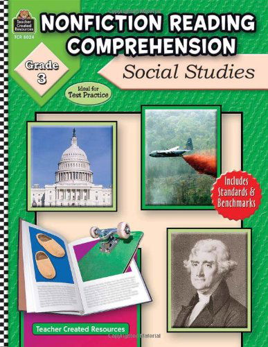 Cover for Ruth Foster · Nonfiction Reading Comprehension: Social Studies, Grade 3 (Paperback Book) (2006)