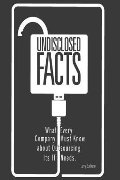 Cover for Larry Burbano · Undisclosed Facts (Paperback Book) (2016)