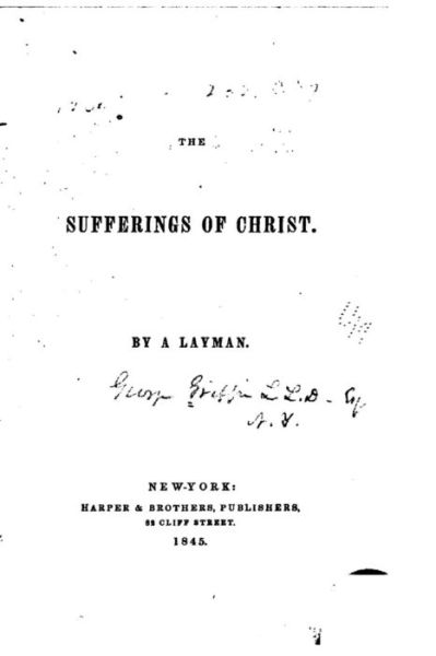 Cover for George Griffin · The Sufferings of Christ (Paperback Book) (2016)