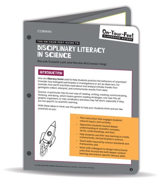 Cover for ReLeah Cossett Lent · The On-Your-Feet Guide to Disciplinary Literacy in Science - On-Your-Feet-Guides (Lose Papiere) (2019)