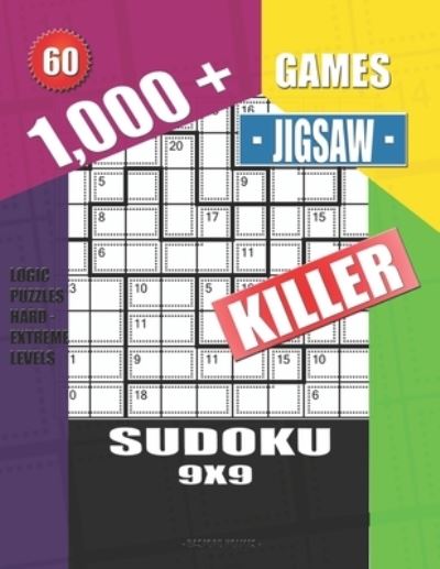 Cover for Basford Holmes · 1,000 + Games jigsaw killer sudoku 9x9 (Paperback Book) (2019)