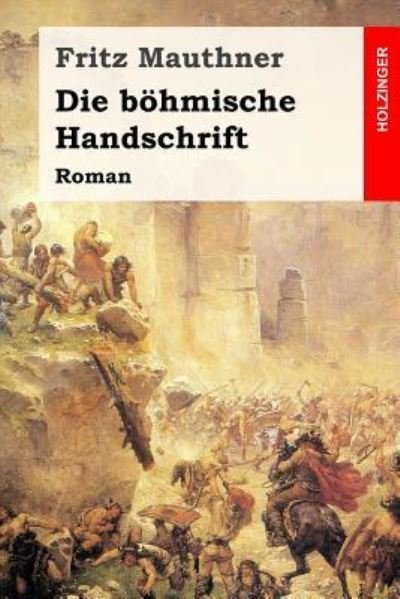 Cover for Fritz Mauthner · Die boehmische Handschrift (Pocketbok) (2018)