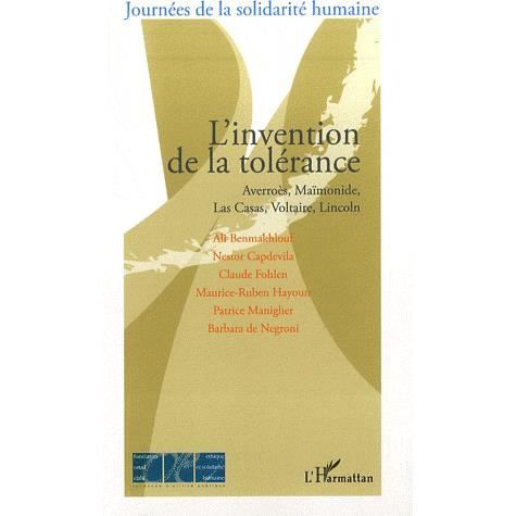 Cover for Ali Benmakhlouf · L'invention de la tolérance (Paperback Book) (2021)