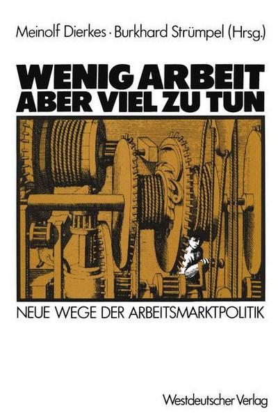 Cover for Meinolf Dierkes · Wenig Arbeit - Aber Viel Zu Tun (Paperback Book) [1985 edition] (1985)