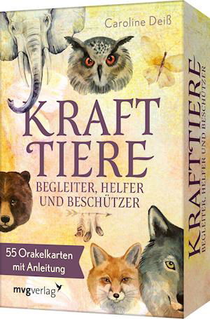 Cover for Caroline Deiß · Krafttiere - Begleiter, Helfer und Beschützer (Cards) (2022)