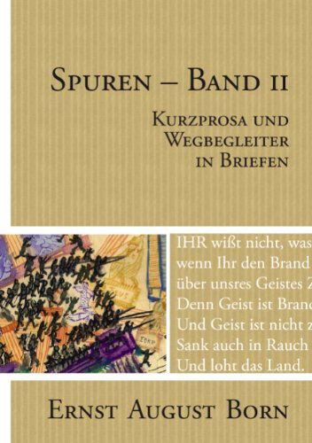 Cover for Ernst August Born · Spuren - Band 2 (Paperback Book) [German edition] (2006)