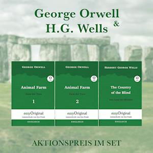 Cover for George Orwell · George Orwell &amp; H.G. Wells (Bücher + Audio-Online) - Lesemethode von Ilya Frank (Bok) (2022)