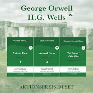 Cover for George Orwell · George Orwell &amp; H.G. Wells (Bücher + Audio-Online) - Lesemethode von Ilya Frank (Bog) (2022)