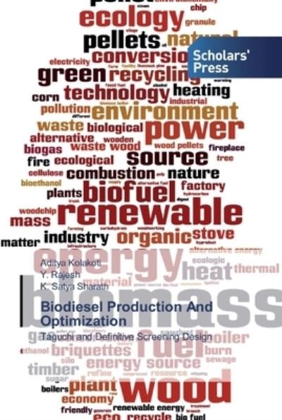 Cover for Kolakoti · Biodiesel Production And Optim (Book) (2019)
